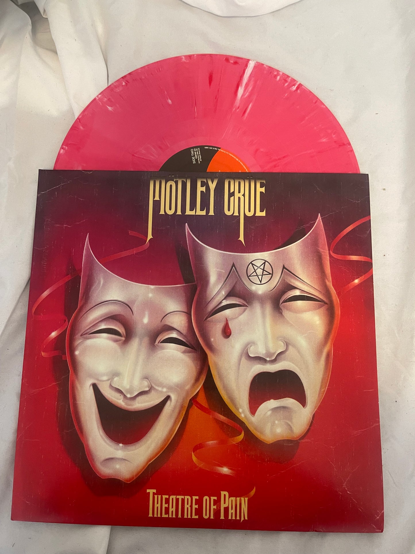 Motley Crue - Theatre Of Pain (Newbury Comics exclusive pink marble vinyl)
