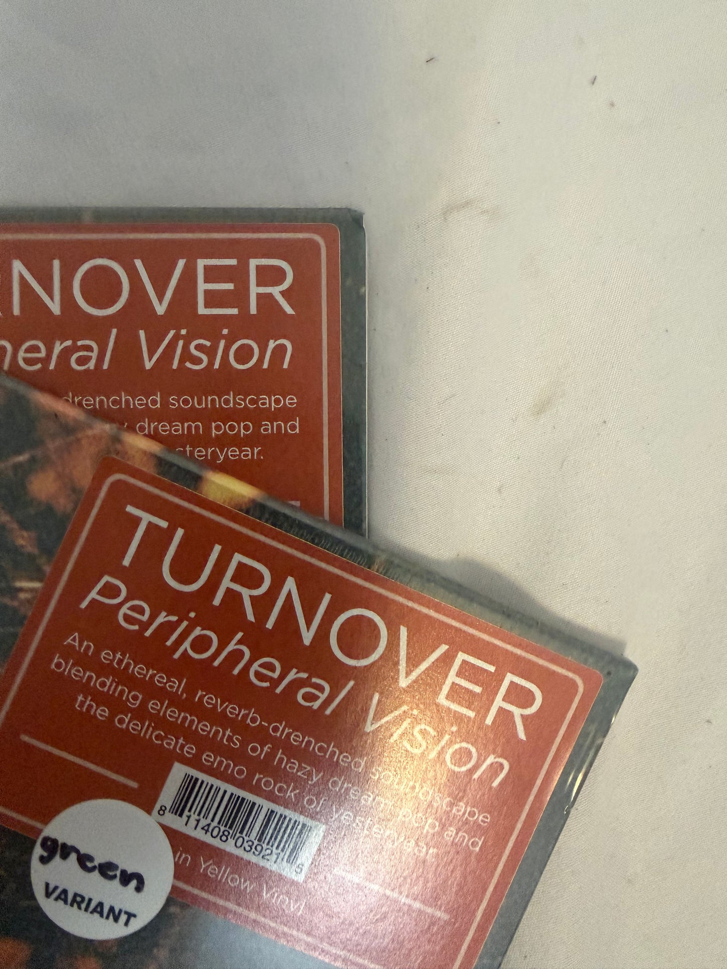 Turnover - Peripheral Vision (Brooklyn Vegan exclusive green in yellow vinyl)
