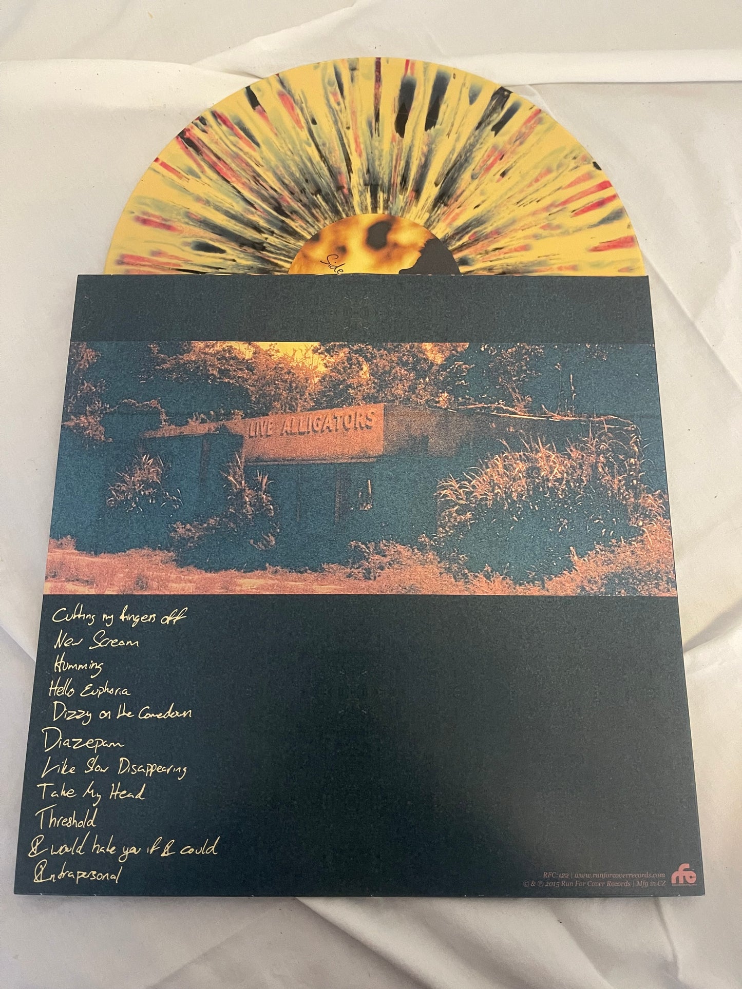 Turnover - Peripheral Vision (Newbury Comics exclusive gold with red and black splatter vinyl)