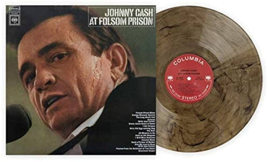 Johnny Cash - At Folsom Prison (Vinyl Me Please exclusive tan with black swirl vinyl)