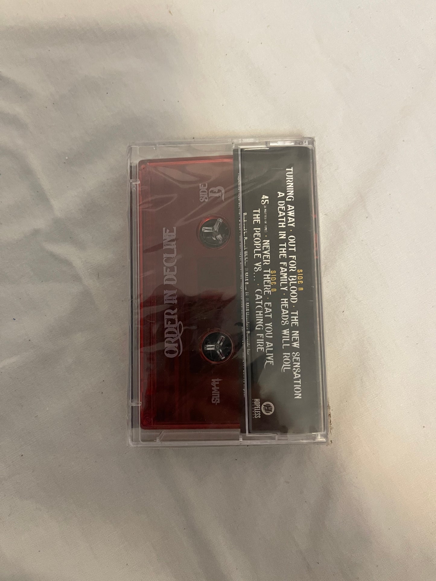 Sum 41 - Order In Decline (Rock Sound exclusive red cassette)