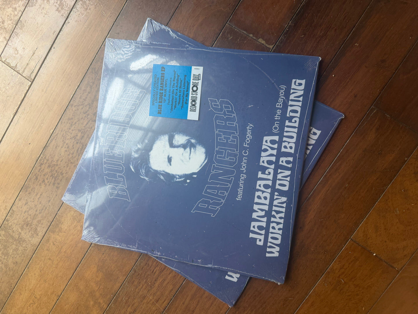 The Blue Ridge Rangers, John C Fogerty - Jambalaya (On The Bayou) / Hearts Of Stone (record store day exclusive blue vinyl)