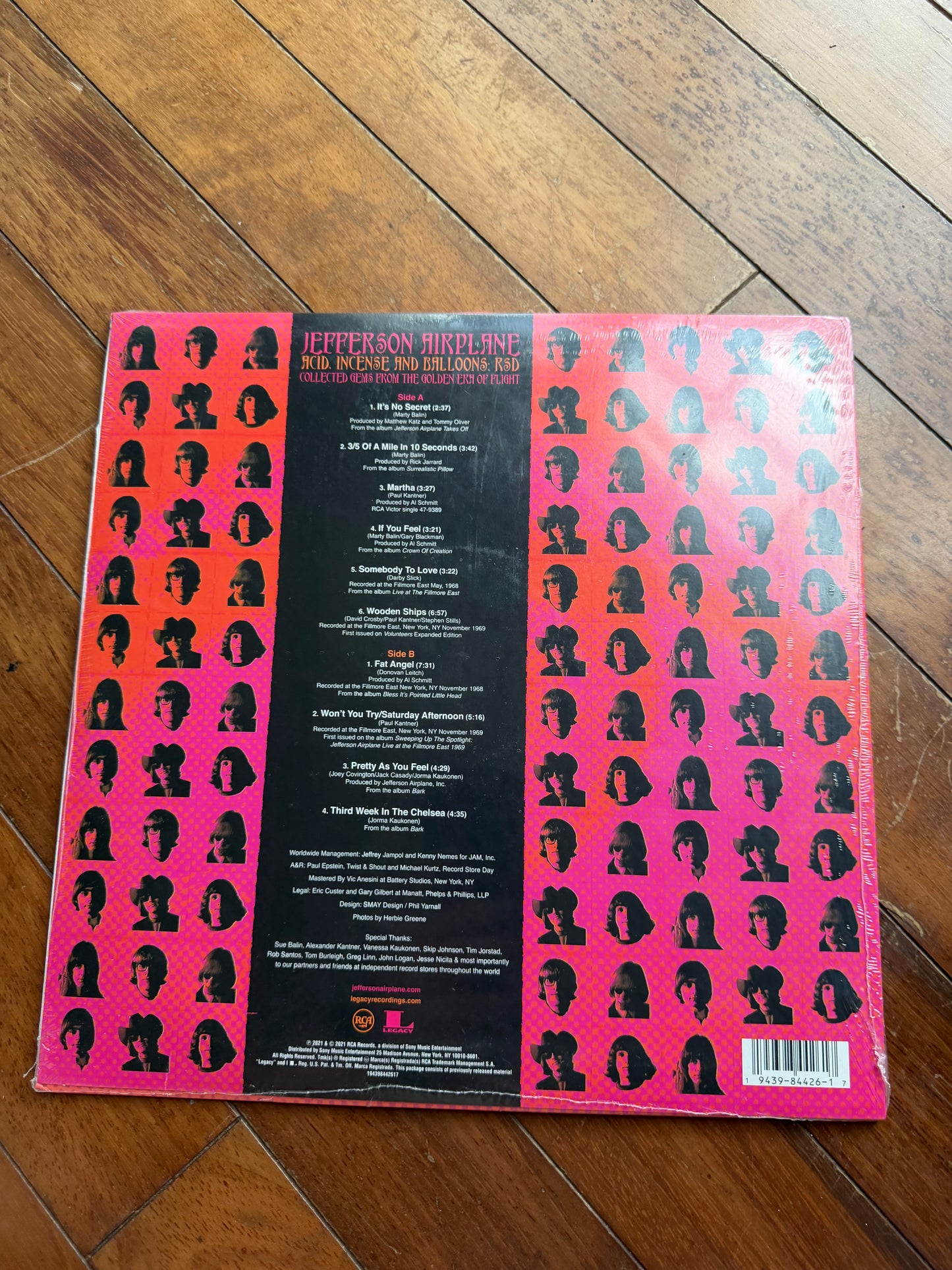 Jefferson Airplane - Acid, Incense And Balloons: RSD-Collected Gems From The Golden Era Of Flight (Record Store Day exclusive vinyl)