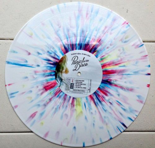 Panic! At The Disco -  Too Weird To Live, Too Rare To Die (Hot Topic exclusive white with red, blue, and yellow splatter vinyl)