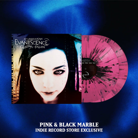 Evanescence - Fallen (20th anniversary indie exclusive pink and black marble vinyl)