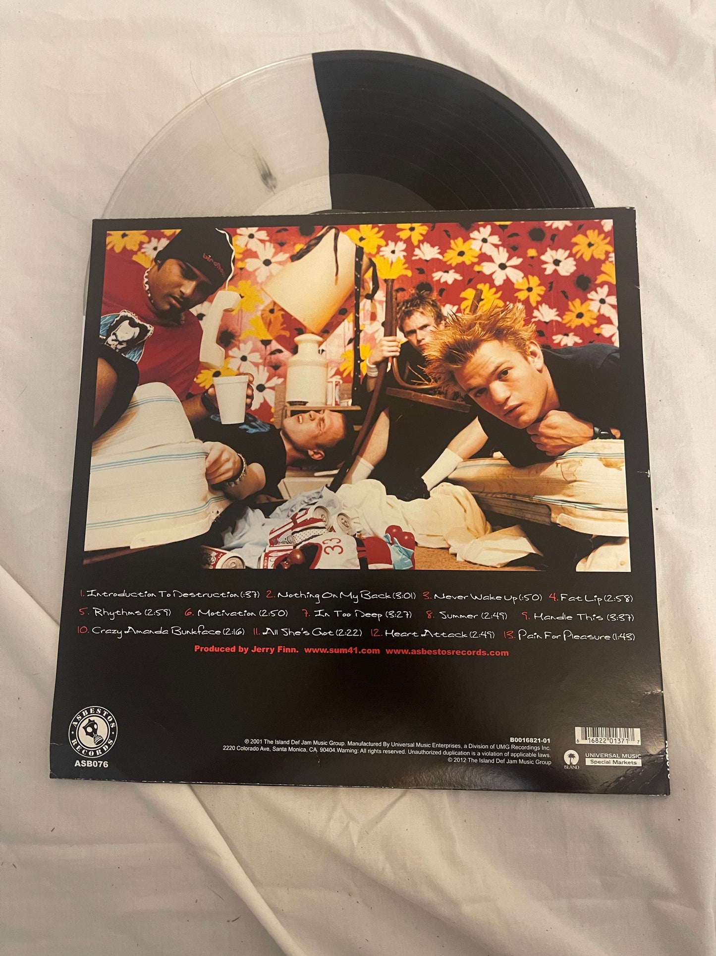 Sum 41 - All Killer No Filler (exclusive clear/black split vinyl)