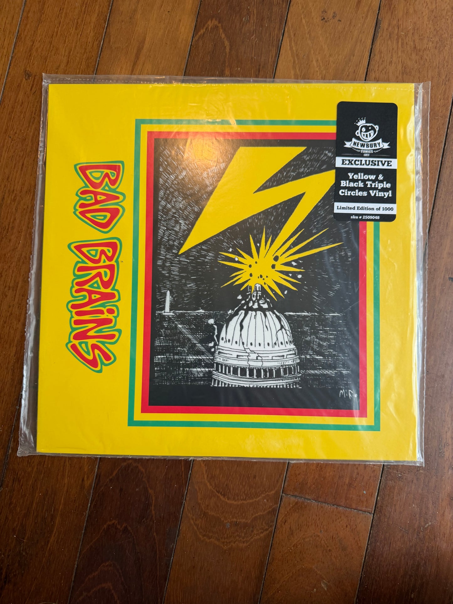 Bad Brains - Bad Brains (Newbury Comics Exclusive yellow and black triple circles vinyl)