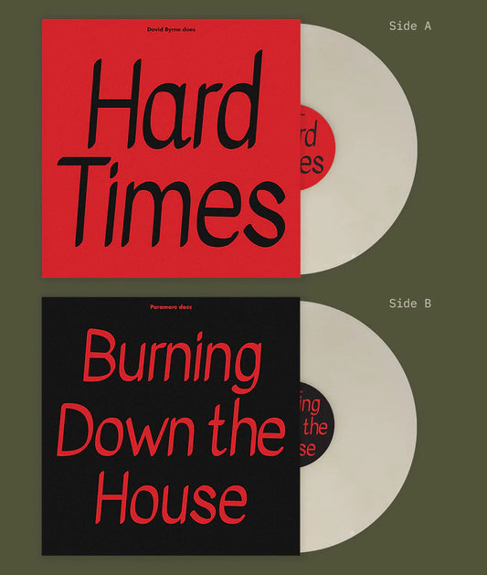 David Byrne / Paramore - Hard Times / Burning Down The House (Record Store Day exclusive natural white vinyl)