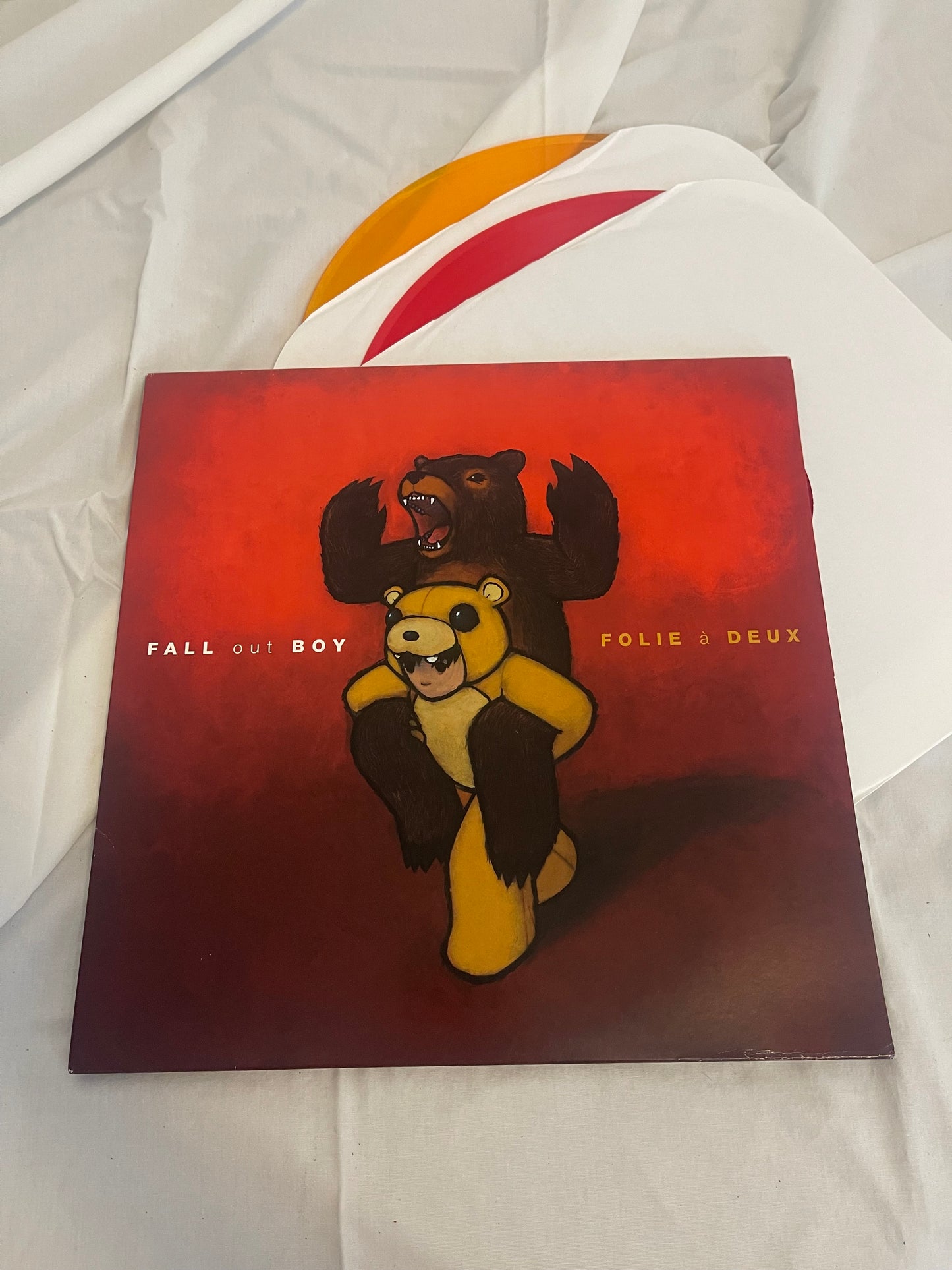 Fall Out Boy - Folie A Deux (red translucent/orange translucent vinyl)