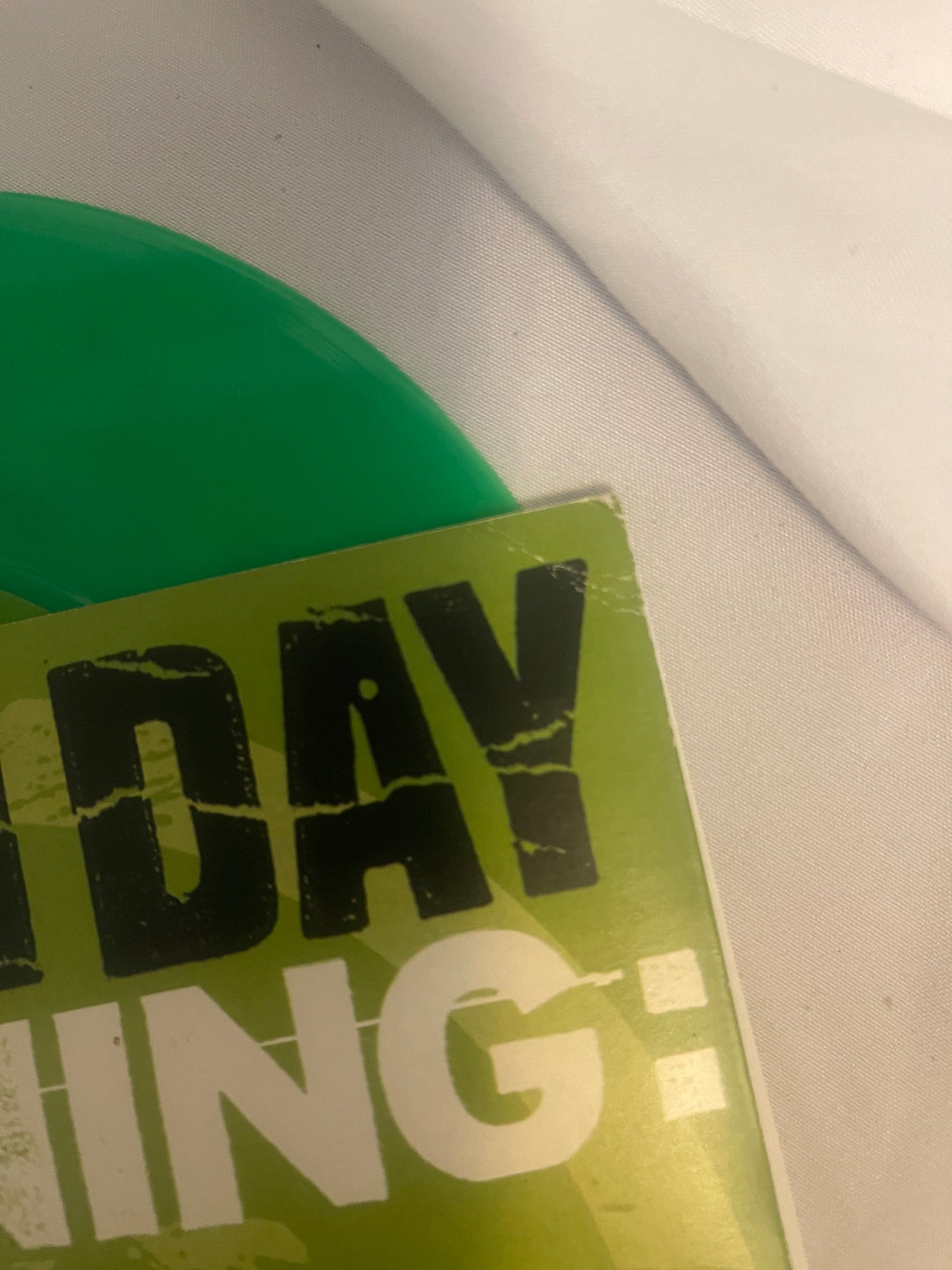 Green Day - Warning (green 7” vinyl)
