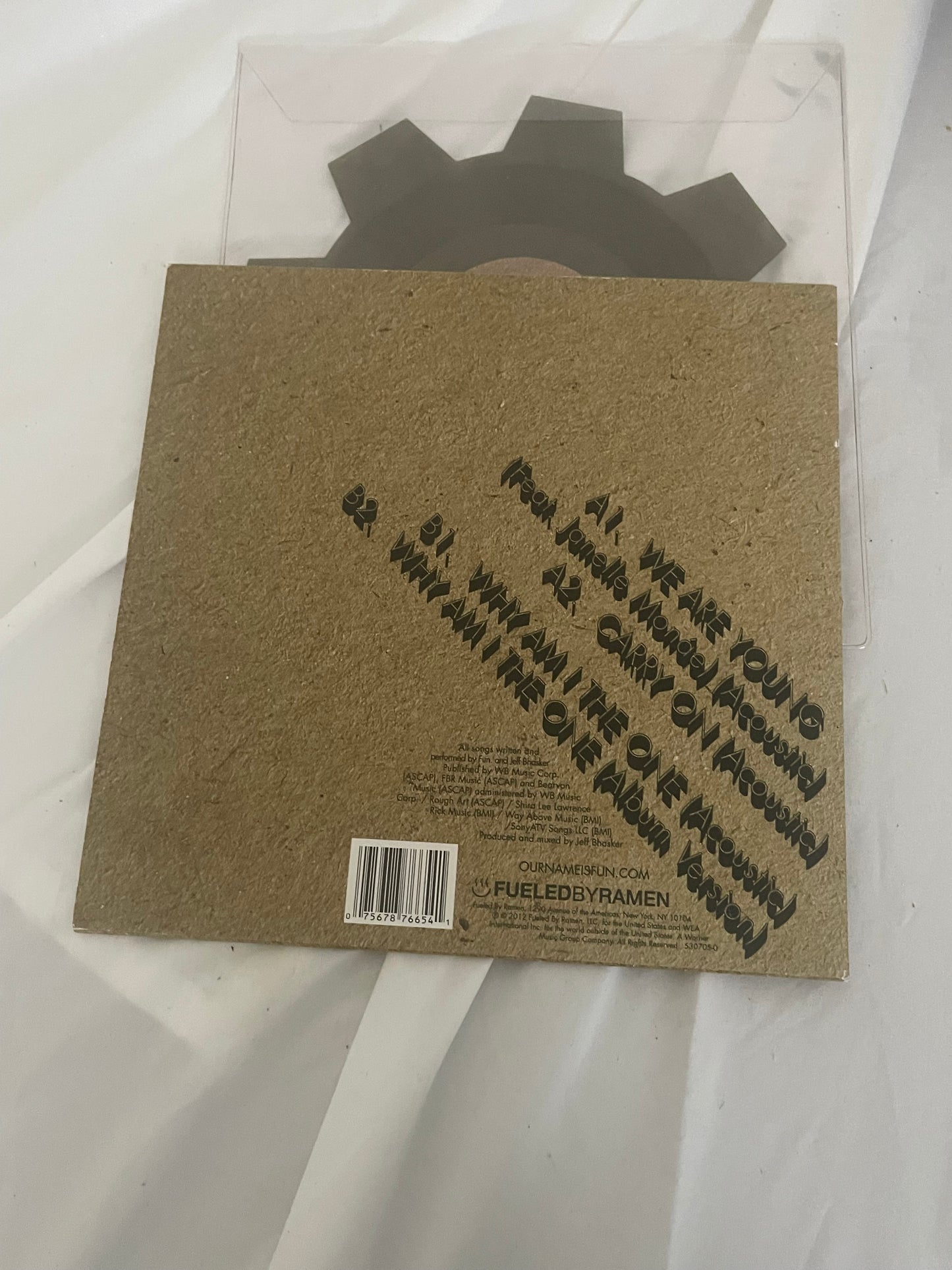 fun. - The Ghost That You Are To Me (record store day exclusive gear shaped vinyl)