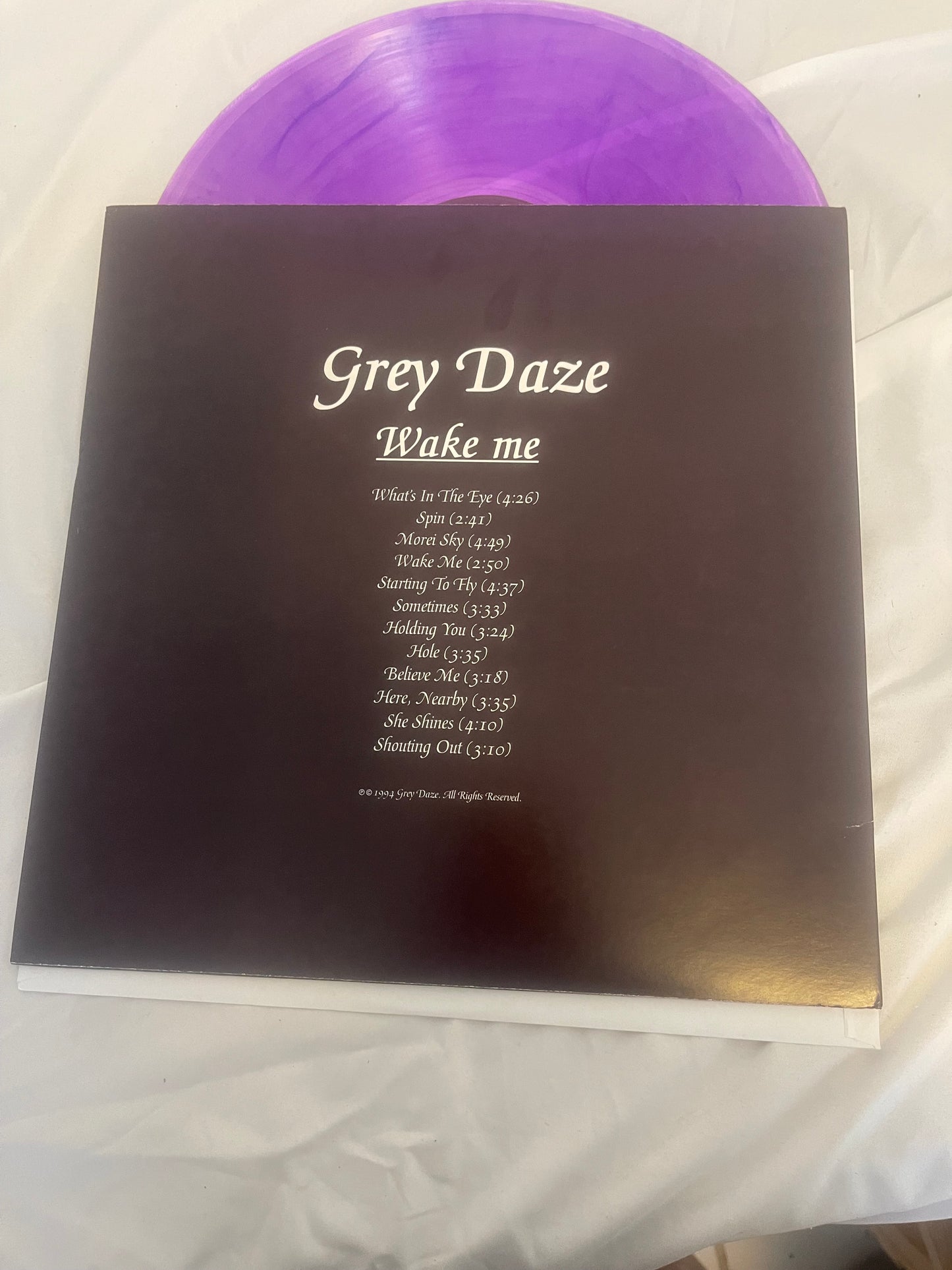 Grey Daze - Wake Me (webstore exclusive purple swirl vinyl)