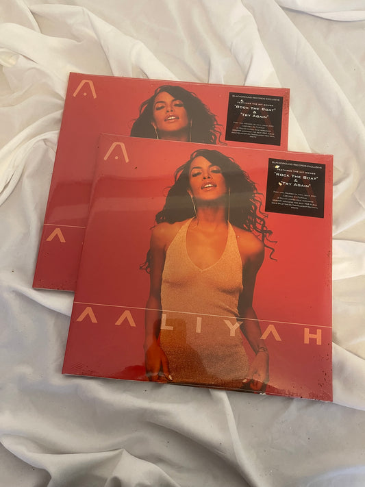 Aaliyah - Aaliyah (D2C/Blackground exclusive red translucent with gold splatter vinyl)