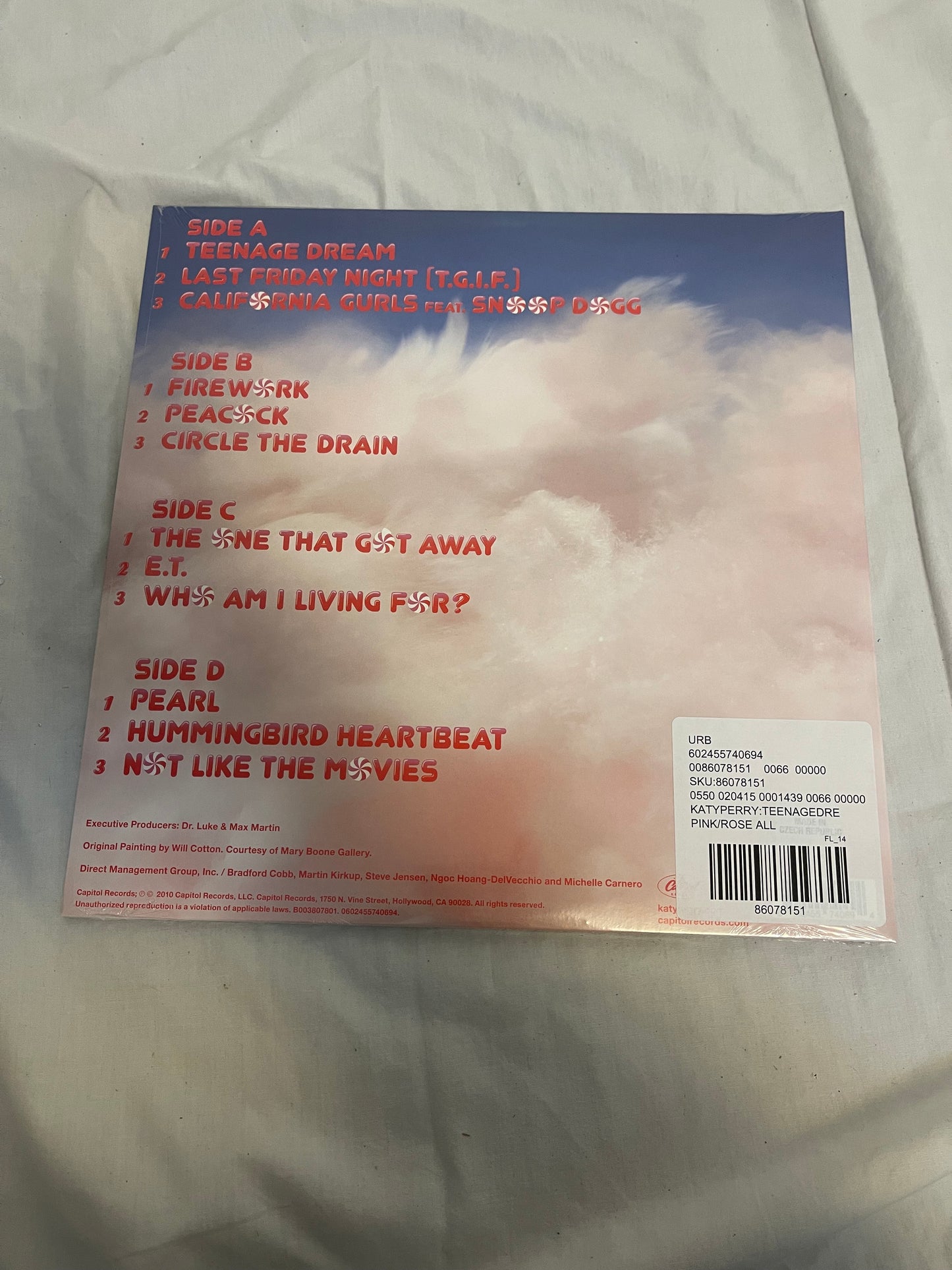 Katy Perry - Teenage Dream (Urban Outfitters exclusive cotton candy pink vinyl)