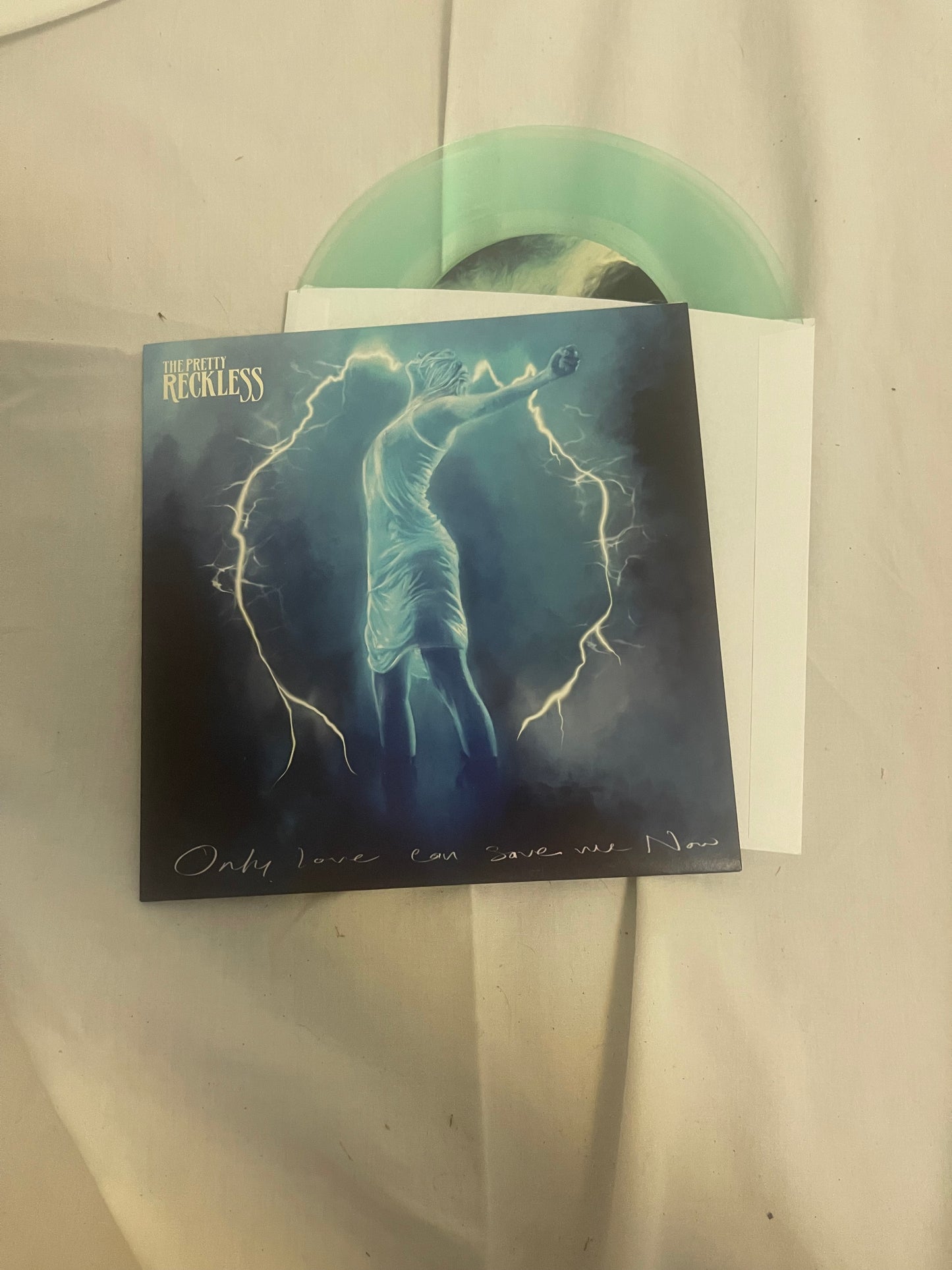 The Pretty Reckless - Only Love Can Save Me Now (webstore exclusive sea glass 7” vinyl)