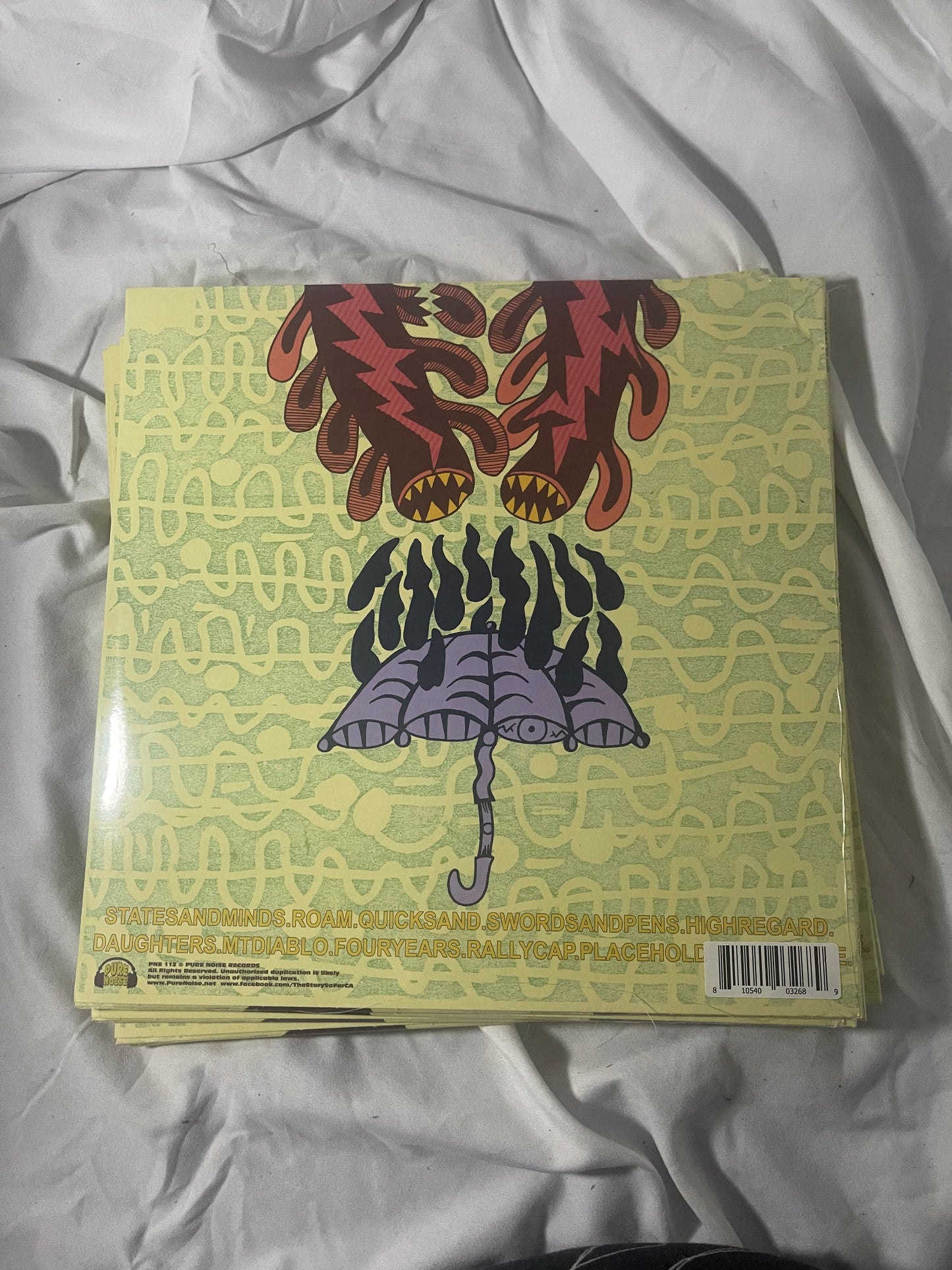 The Story So Far - Under Soil And Dirt (Newbury Comics exclusive Neon yellow in clear with neon green splatter vinyl)