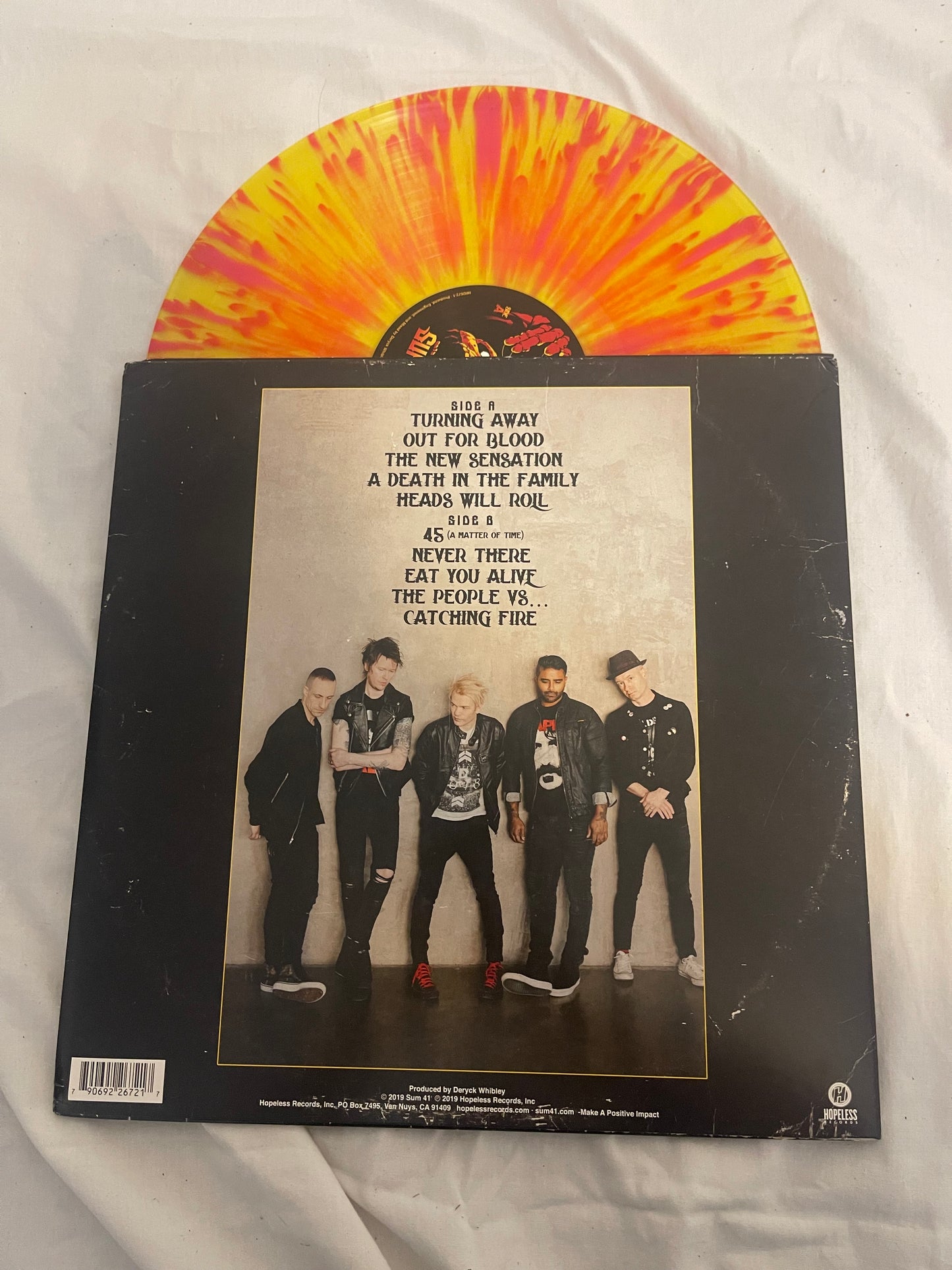 Sum 41 - Order In Decline (Smartpunk exclusive yellow with pink splatter vinyl)