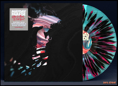 Mayday Parade - What It Means To Fall Apart (indie exclusive electric blue with magenta and black splatter vinyl)