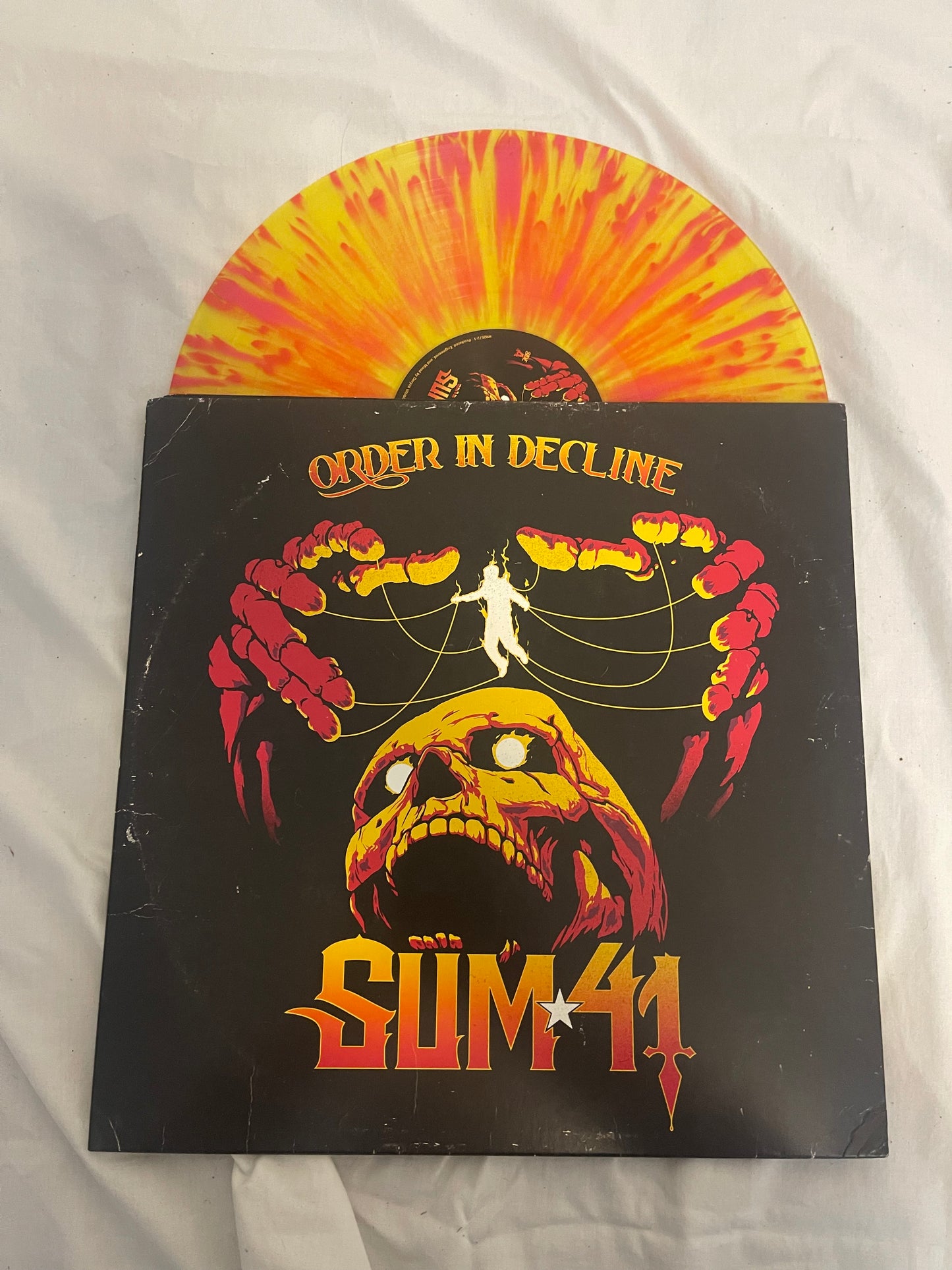 Sum 41 - Order In Decline (Smartpunk exclusive yellow with pink splatter vinyl)