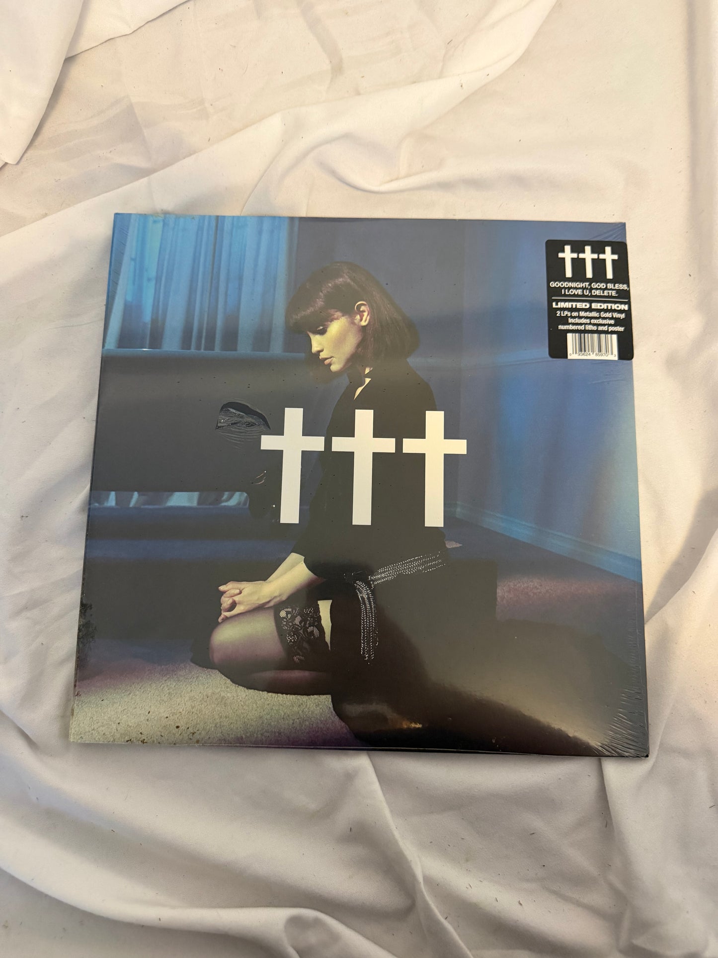 Crosses - Goodnight, God Bless, I Love U, Delete. (Webstore exclusive metallic gold vinyl)