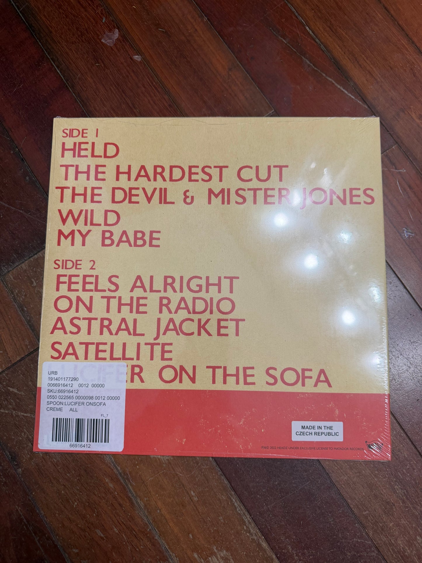 Spoon - Lucifer On The Sofa (Urban Outfitters exclusive creme opaque vinyl)