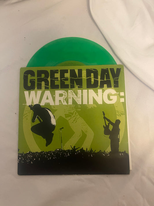 Green Day - Warning (green 7” vinyl)