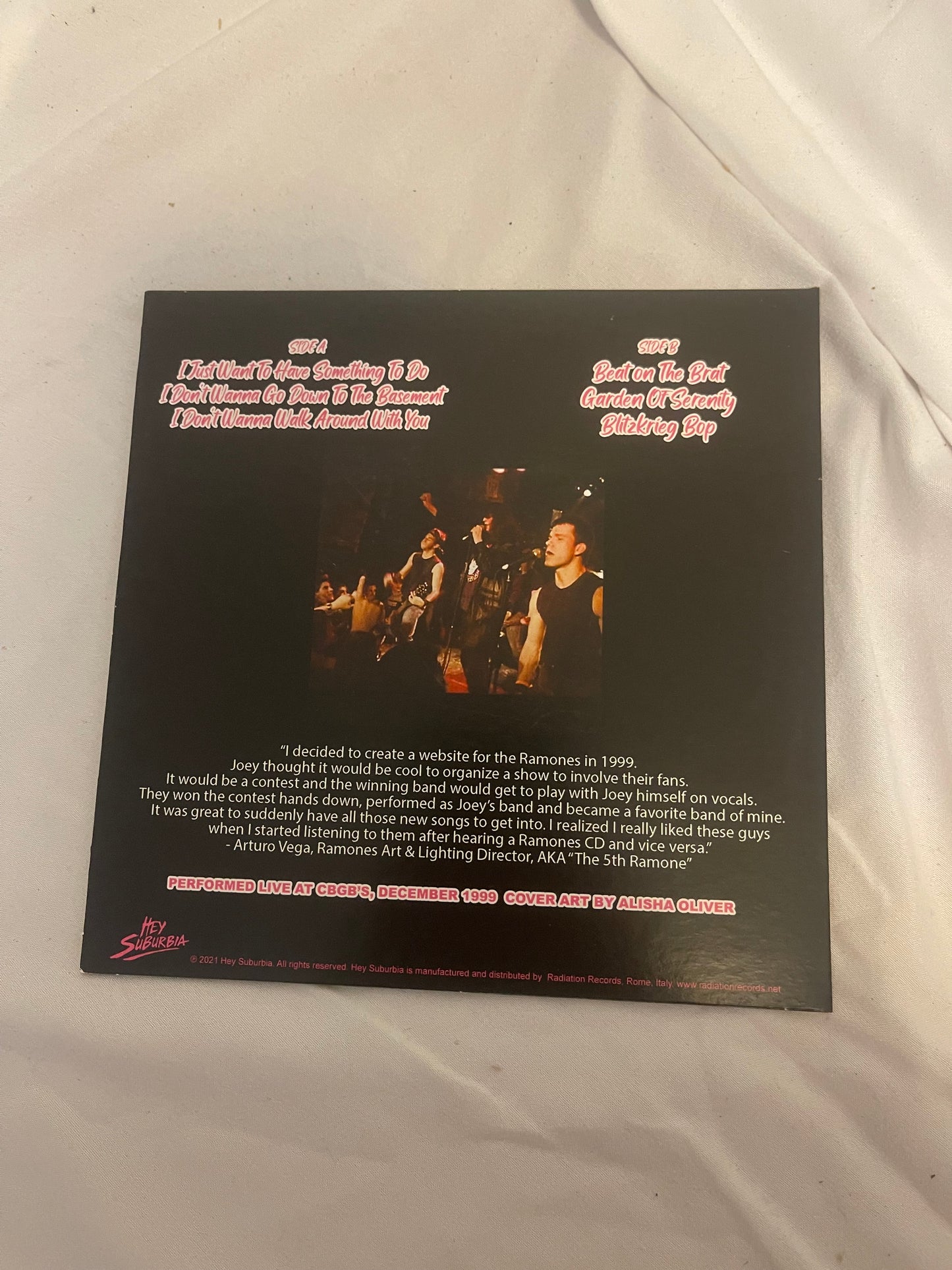 Joey Ramone and the Huntingtons - Live At CBGB’s (exclusive pink vinyl)