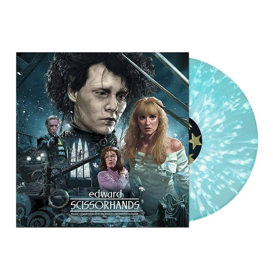 Danny Elfman - Edward Scissorhands (Soundtrack (Waxworks exclusive 40th anniversary Ice Sculpture And Snow blue with white splatter vinyl)