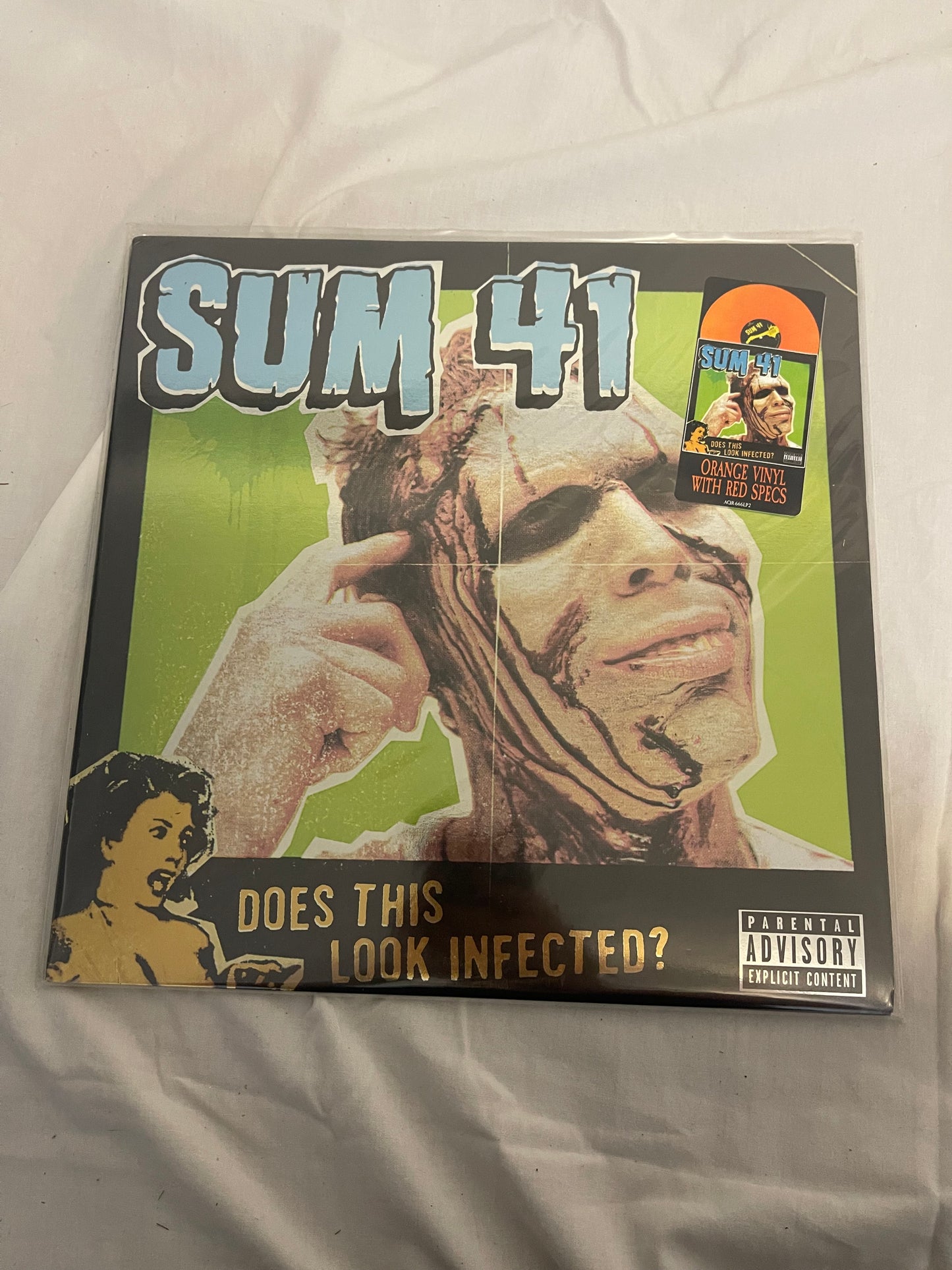 Sum 41 - Does This Look Infected? (Record Store Day Black Friday Canada exclusive orange with red specs vinyl)