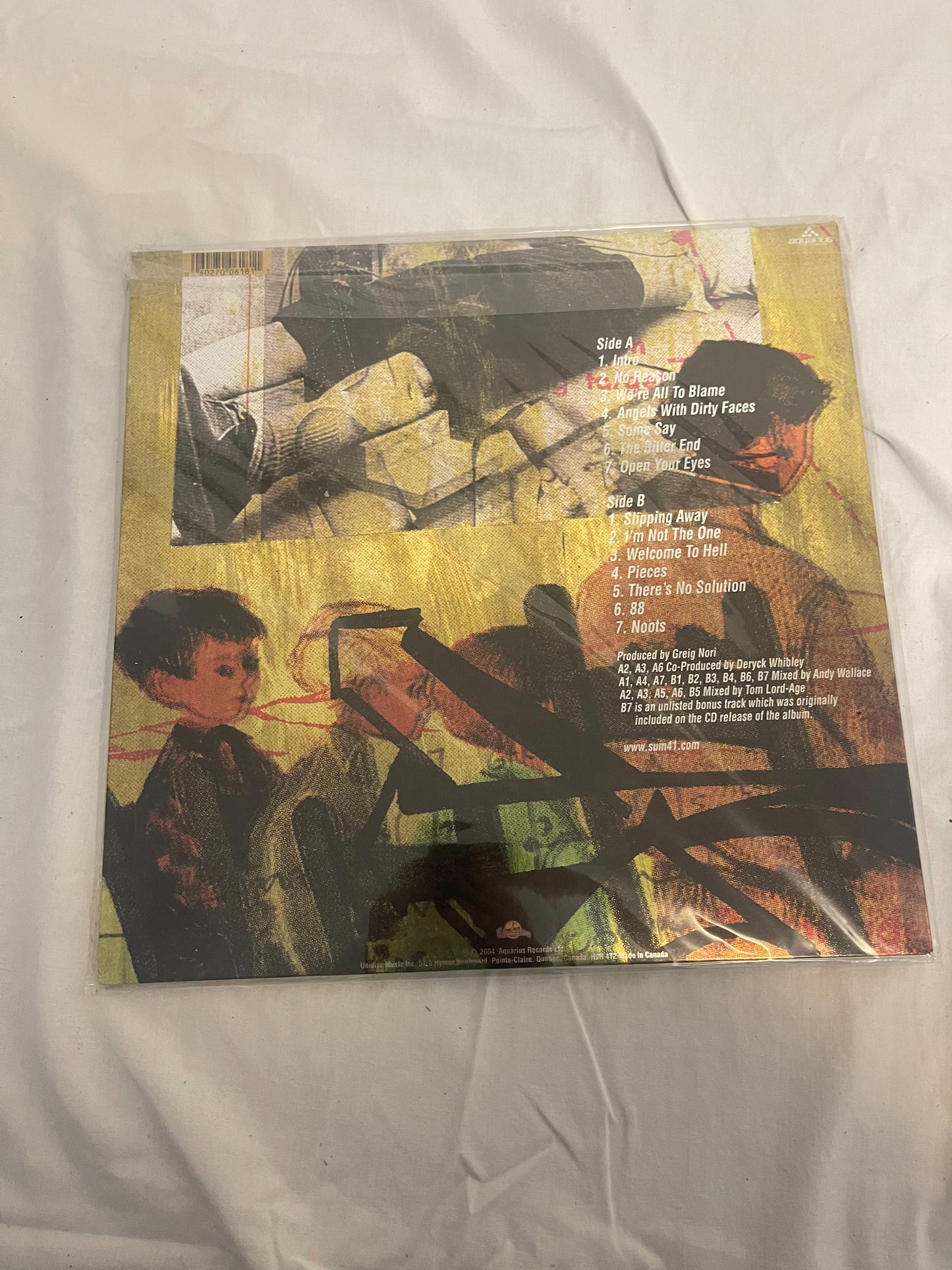 Sum 41 - Chuck (Record Store Day Canada Green Translucent with Red and Grey Swirls vinyl)