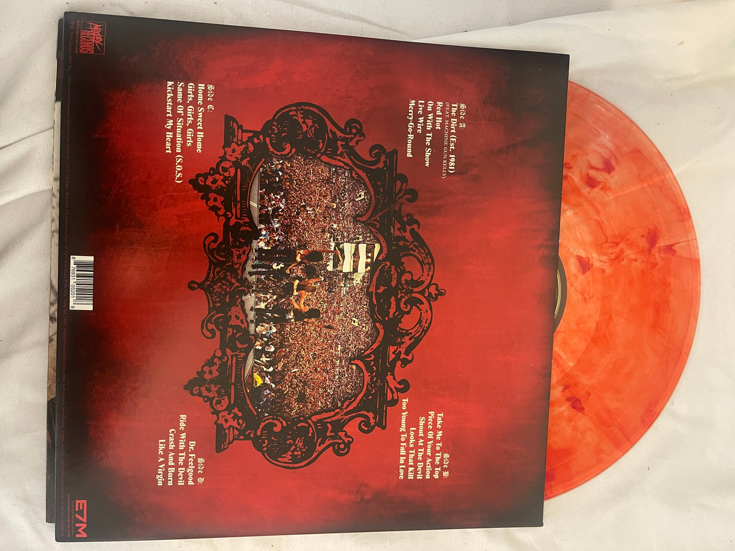 Motley Crue - The Dirt Soundtrack (Newbury Comics exclusive red and clear splatter/swirl vinyl)