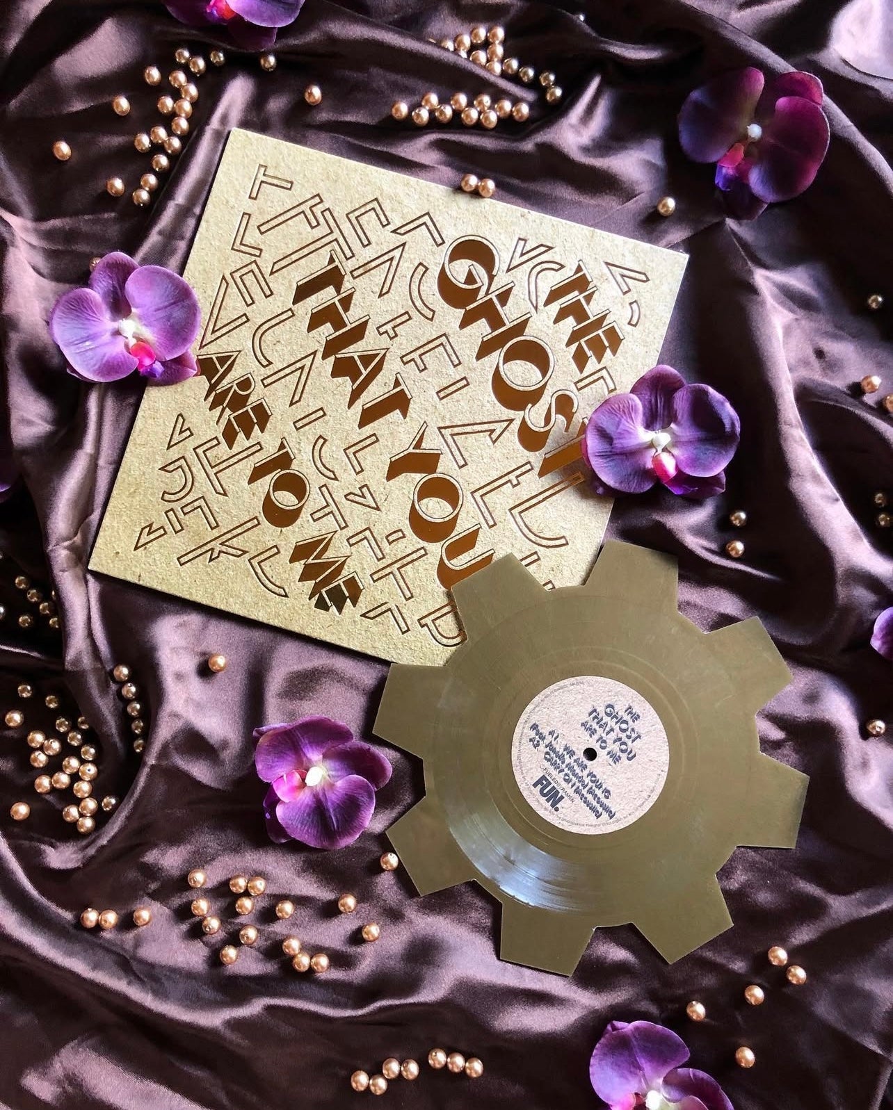 fun. - The Ghost That You Are To Me (record store day exclusive gear shaped vinyl)