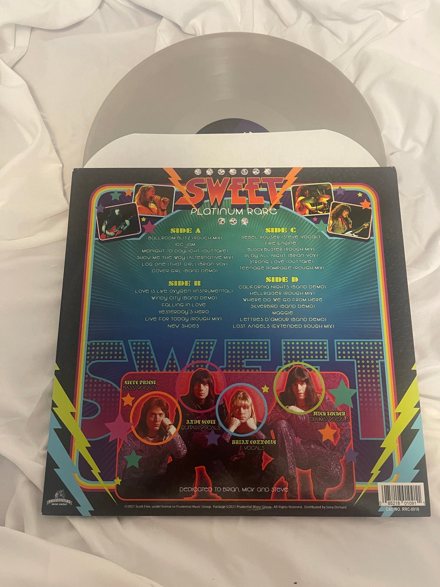 The Sweet - Platinum Rare (Record Store Day exclusive silver vinyl)