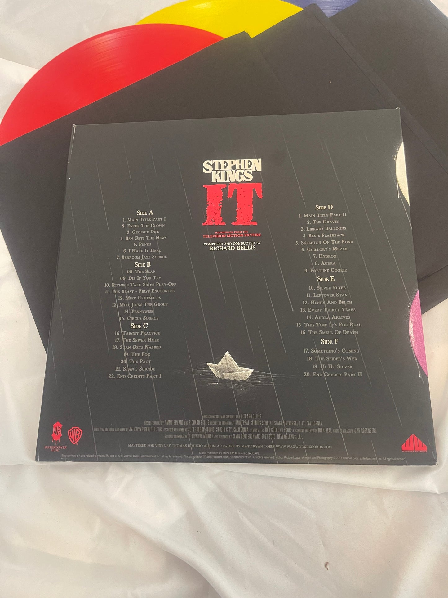 Stephen King’s It - Soundtrack from the Television Motion Picture (Waxwork Records exclusive balloon (Red, Yellow, Blue) vinyl)