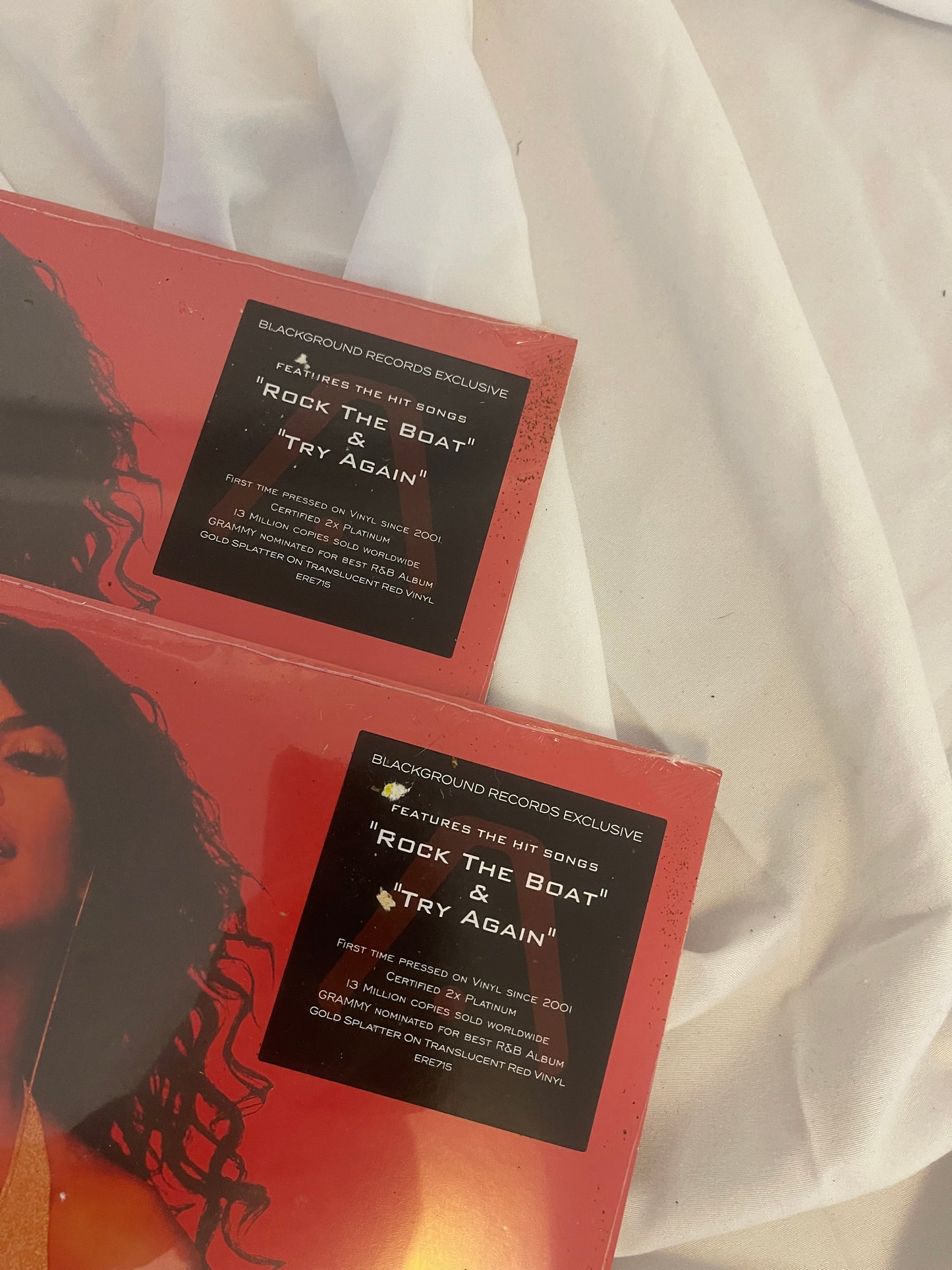 Aaliyah - Aaliyah (D2C/Blackground exclusive red translucent with gold splatter vinyl)