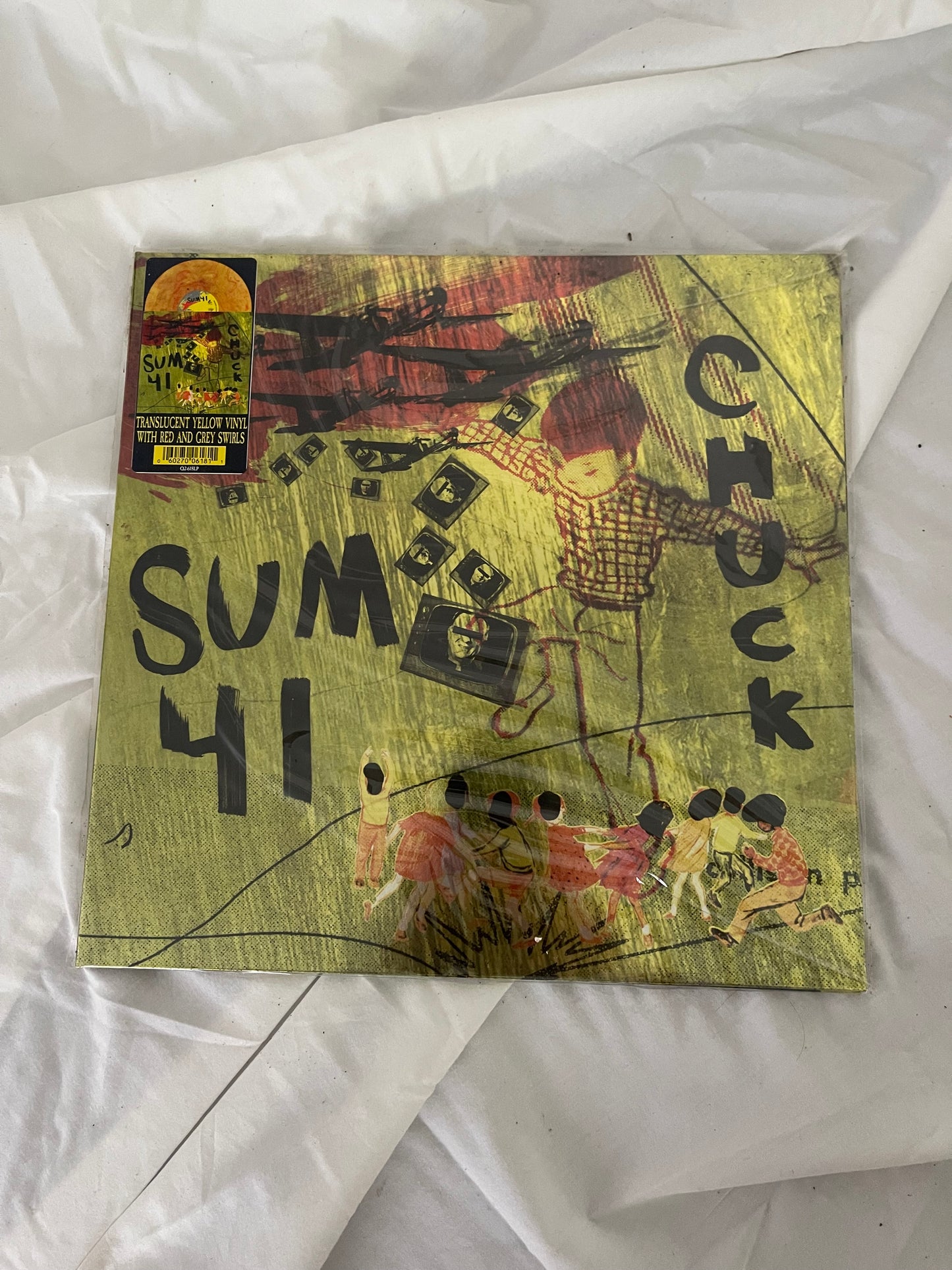 Sum 41 - Chuck (Record Store Day Canada Yellow Translucent With Red and Grey Swirls vinyl)
