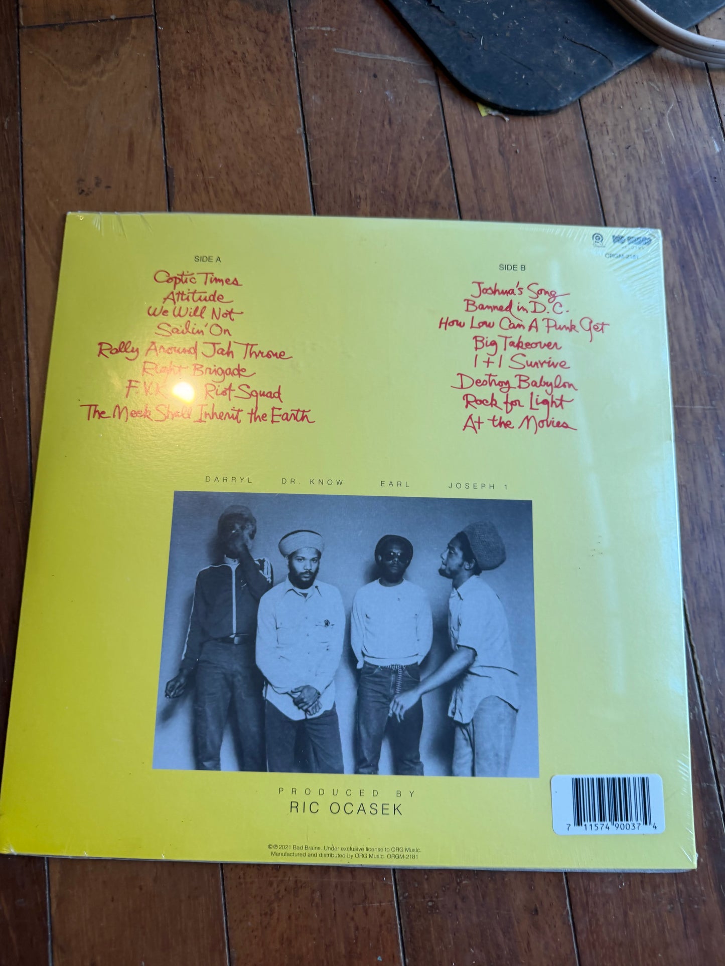 Bad Brains - Rock For Light (Newbury Comics Exclusive yellow/black split vinyl)