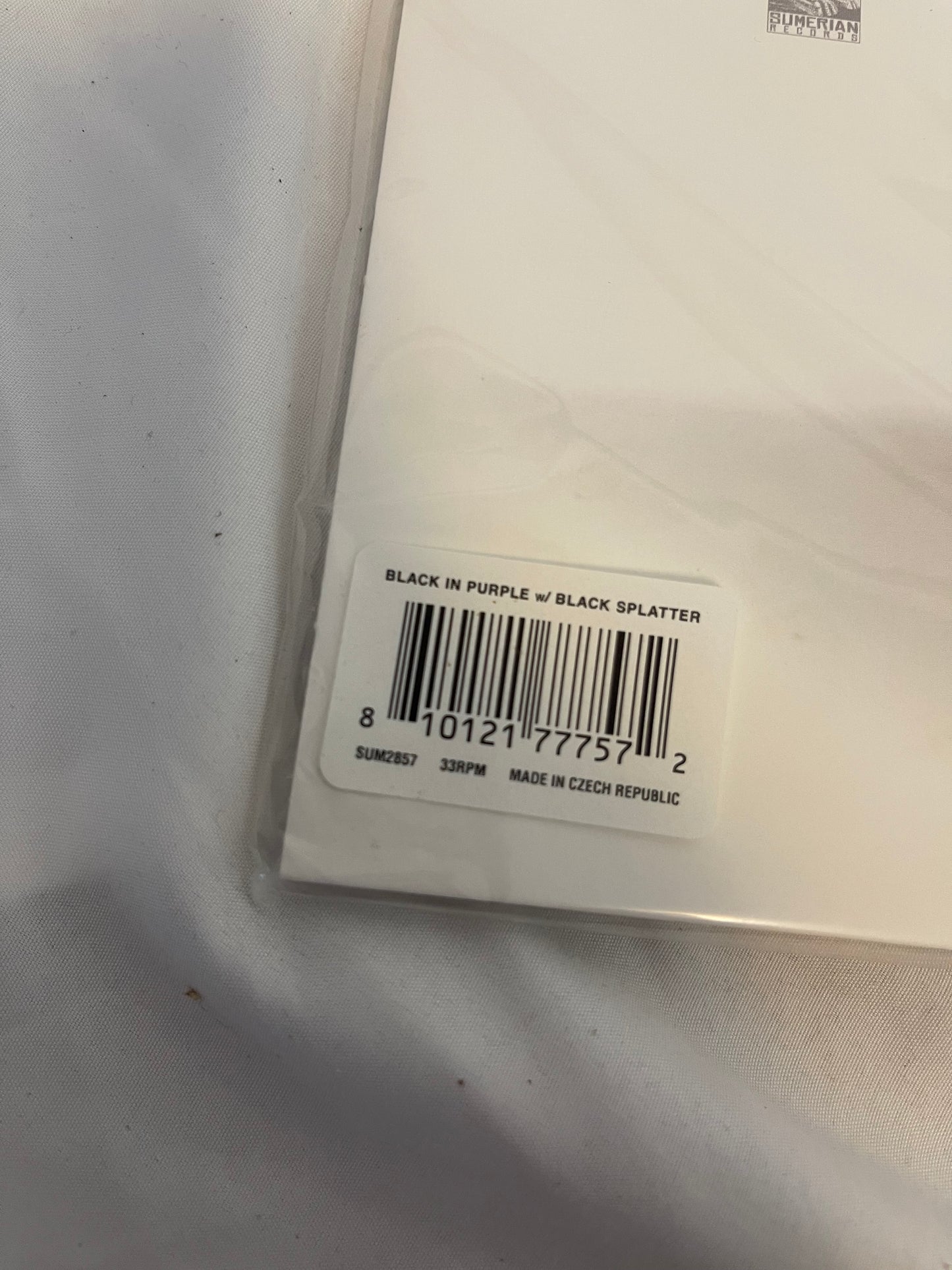 Poppy - Zig (Exclusive black inside transparent purple with heavy black splatter vinyl)