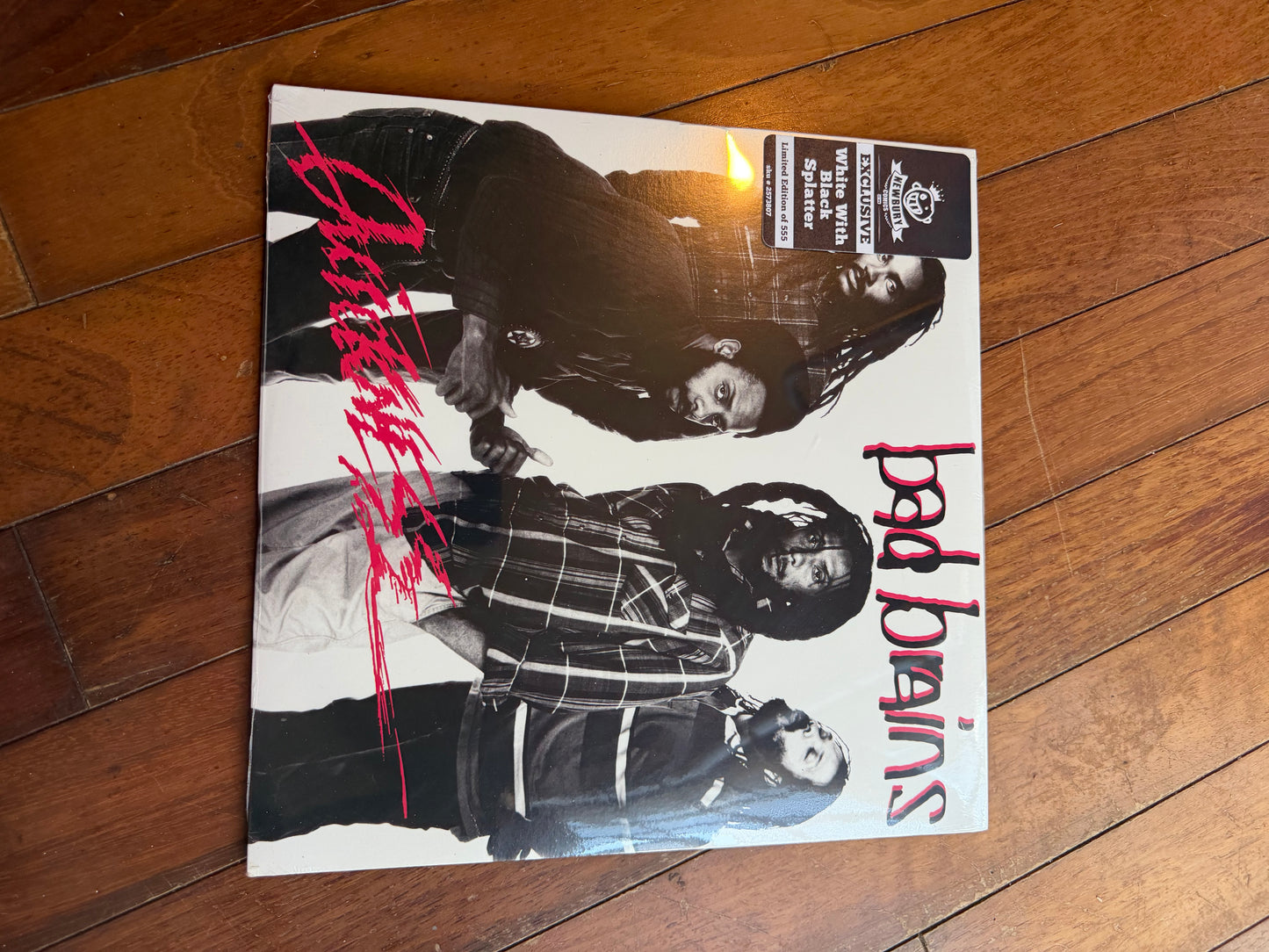 Bad Brains - Quickness (Newbury Comics Exclusive white with black splatter vinyl)