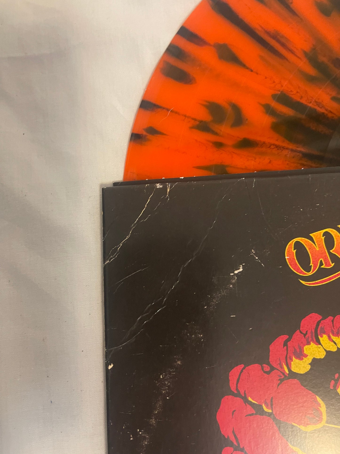 Sum 41 - Order In Decline (webstore exclusive orange and yellow with black splatter vinyl)
