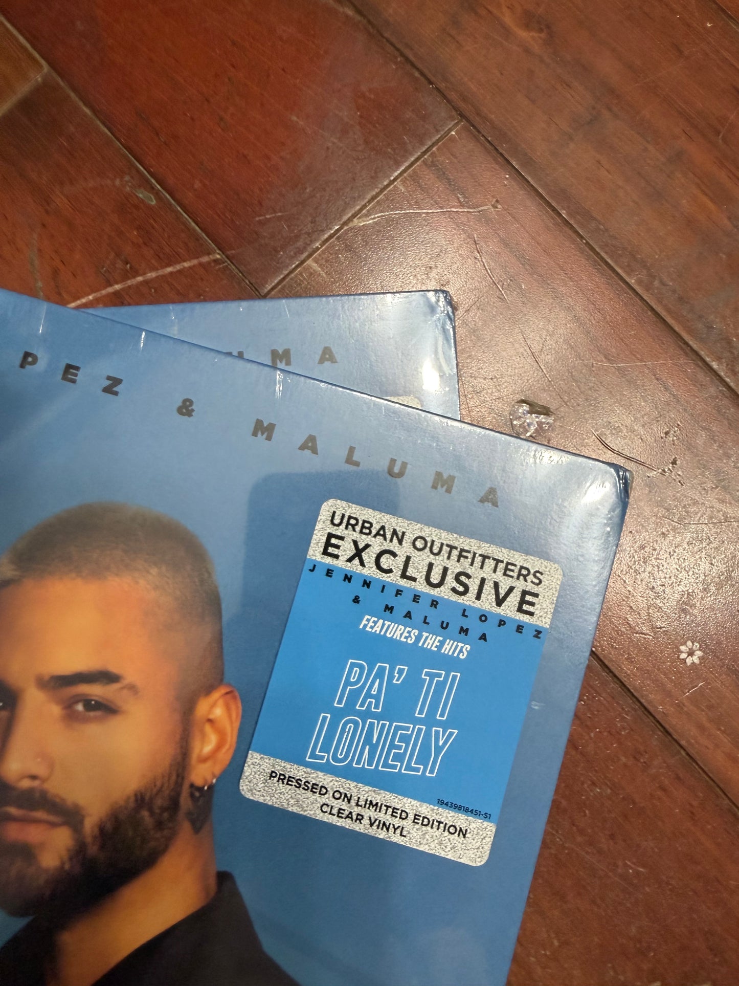 Jennifer Lopez and Maluma - Pa' Ti / Lonely (Urban Outfitters exclusive clear vinyl)