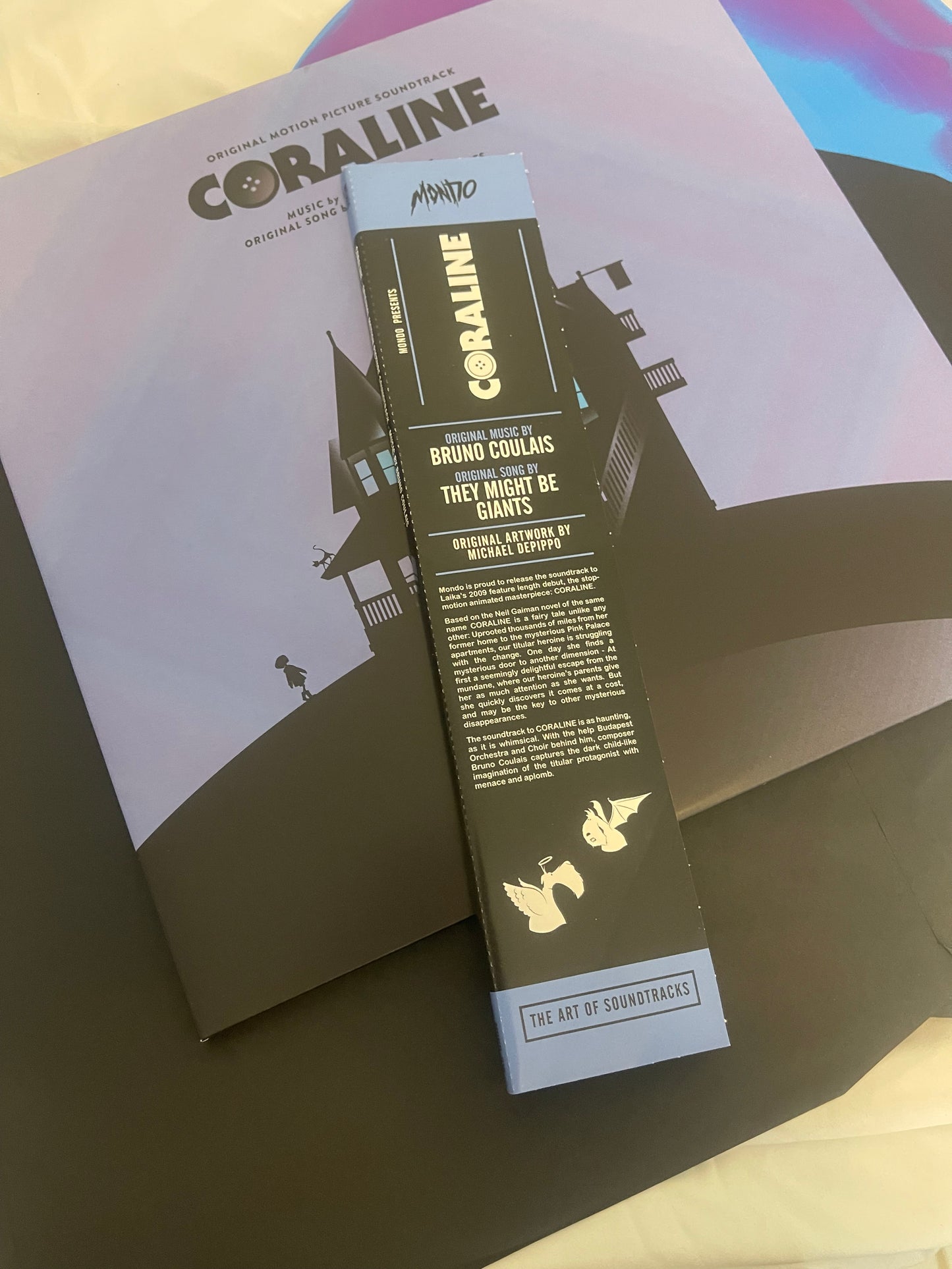 Coraline - Original Motion Picture Soundtrack (Mondo Exclusive purple and blue swirl vinyl)