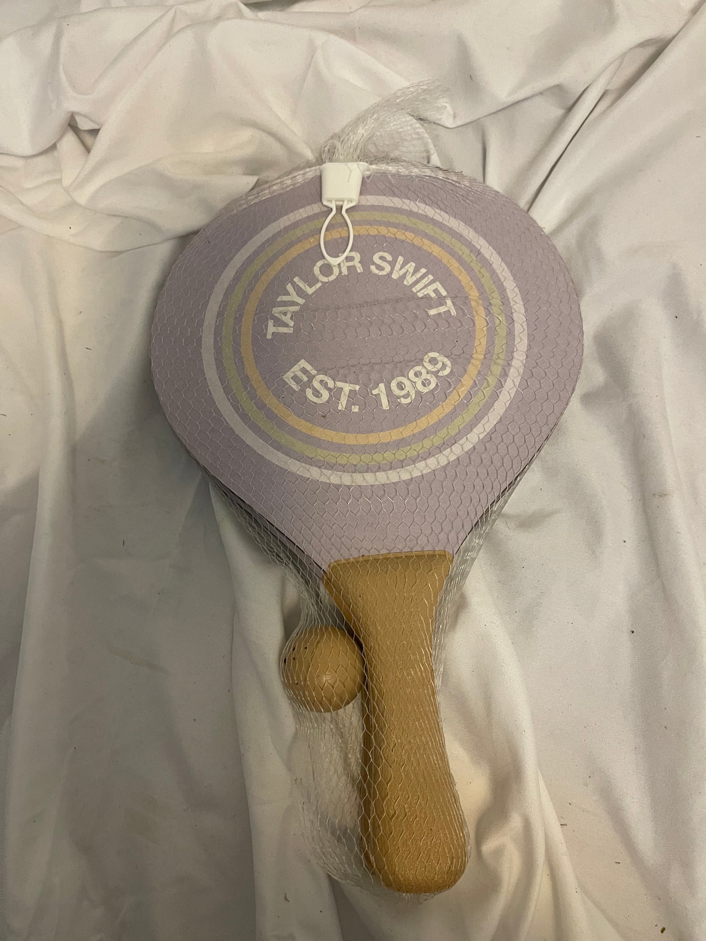 Taylor Swift Just A Summer thing Ping Pong Paddle and Ball Set
