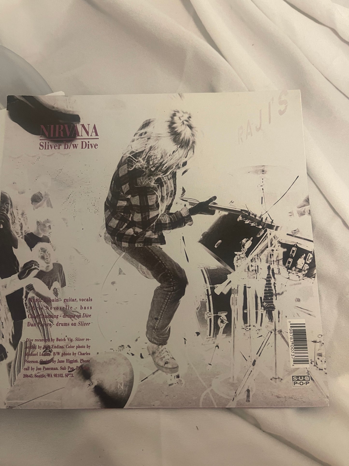 Nirvana - Sliver (Newbury Comics exclusive clear/blue split vinyl)