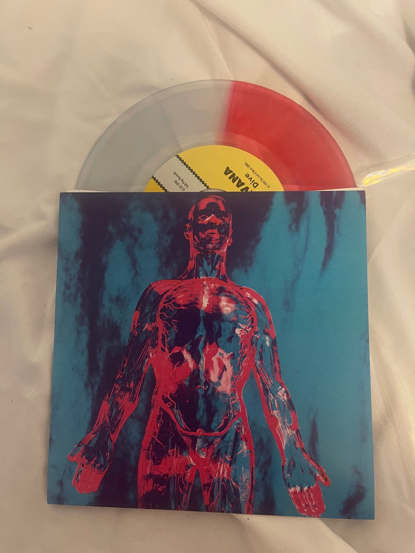 Nirvana - Sliver (Newbury Comics exclusive clear/pink split vinyl)