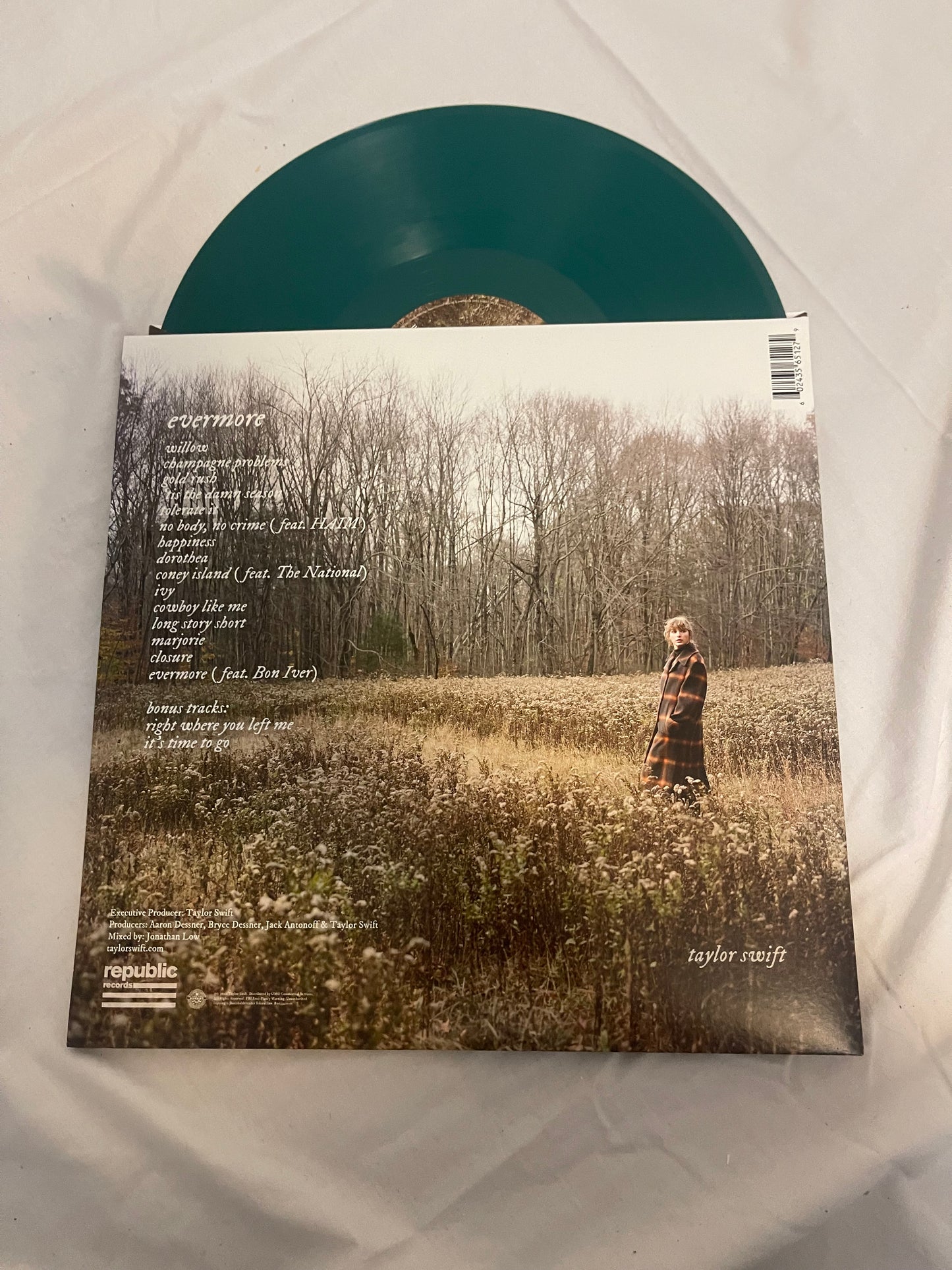 Taylor Swift - Evermore (exclusive opaque green vinyl)