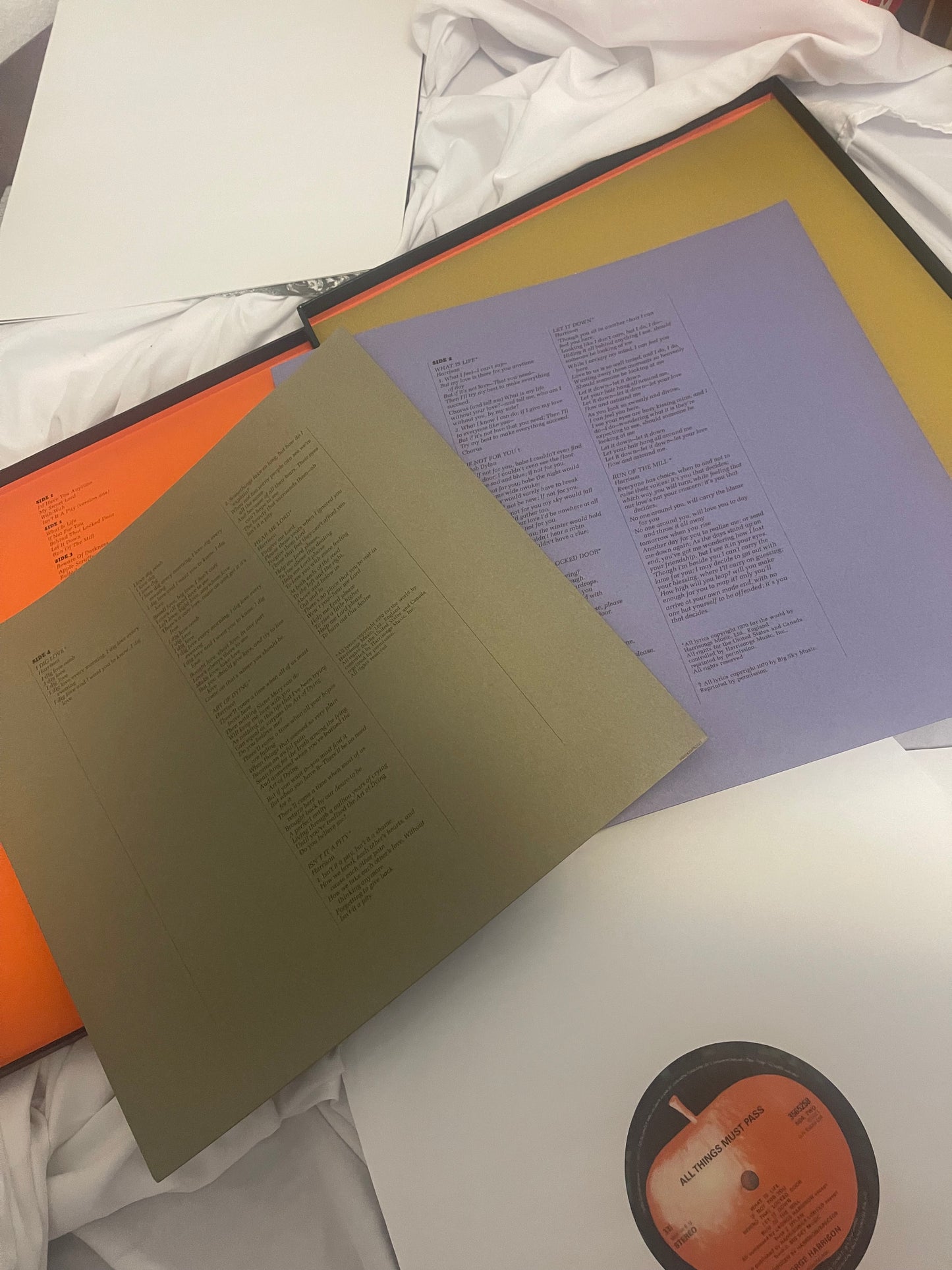 George Harrison - All Things Must Pass (exclusive 50th anniversary 3LP green splatter vinyl box set)