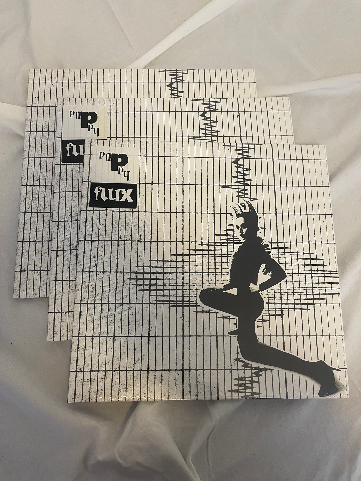 Poppy - Flux (Exclusive black and aqua blue galaxy vinyl)