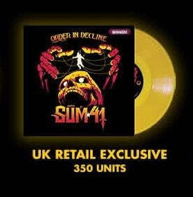 Sum 41 - Order In Decline (UK exclusive translucent yellow vinyl)