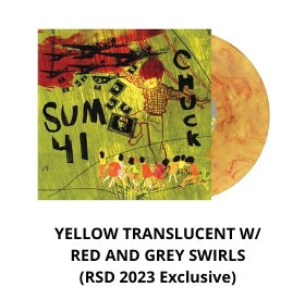 Sum 41 - Chuck (Record Store Day Canada Yellow Translucent With Red and Grey Swirls vinyl)